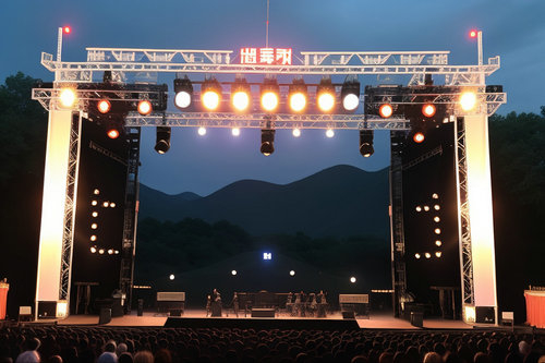 鄭州農村辦喜事搭建桁架和背景板的費用大概是多少？